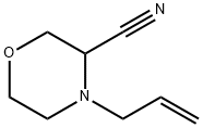 3-Morpholinecarbonitrile, 4-(2-propen-1-yl)- Struktur