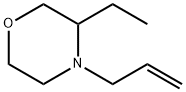 Morpholine, 3-ethyl-4-(2-propen-1-yl)- Struktur