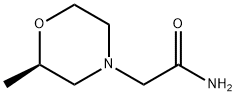 4-Morpholineacetamide,2-methyl-,(2R)- Struktur