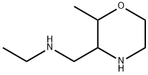 3-Morpholinemethanamine, N-ethyl-2-methyl- Struktur