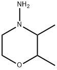 4-Morpholinamine, 2,3-dimethyl- Struktur