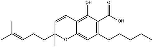 (±)-Cannabichromenic Acid Struktur