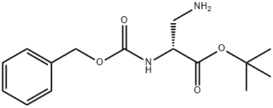 (R)-tert-butyl 3-amino-2-(((benzyloxy)carbonyl)amino)propanoate(WXC09089) Struktur