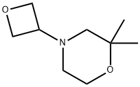 Morpholine,2,2-dimethyl-4-(3-oxetanyl)- Struktur