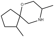 6-Oxa-9-azaspiro[4.5]decane, 1,8-dimethyl- Struktur