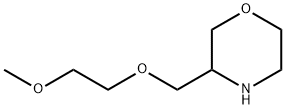 Morpholine, 3-[(2-methoxyethoxy)methyl]- Struktur