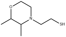 4-Morpholineethanethiol,2,3-dimethyl- Struktur