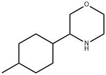 Morpholine, 3-(4-methylcyclohexyl)- Struktur