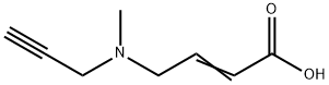 (E)-4-[Methyl(prop-2-ynyl)amino]but-2-enoic acid Struktur