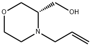 3-Morpholinemethanol, 4-(2-propen-1-yl)-, (3S)- Struktur