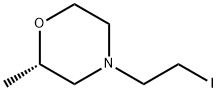 Morpholine, 4-(2-iodoethyl)-2-methyl-, (2S)- Struktur