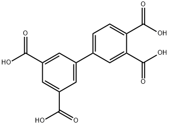 1,1'-biphenyl]-3,3',4,5'-tetracarboxylic acid Struktur