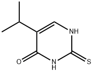 5-異丙基-2-硫酮-2,3-二氫嘧啶-4(1H)-酮, 18718-34-8, 結構式