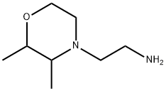 4-Morpholineethanamine, 2,3-dimethyl- Struktur