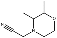 4-Morpholineacetonitrile,2,3-dimethyl- Struktur