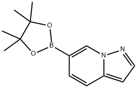 6-(4,4,5,5-tetramethyl-1,3,2-dioxaborolan-2-yl)pyrazolo[1,5-a]pyridine Struktur