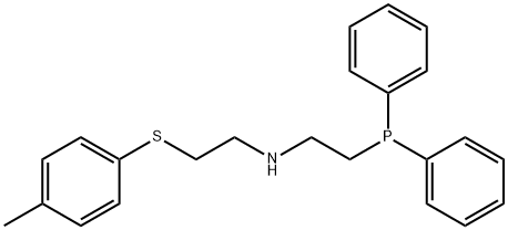 N-[2-(Diphenylphosphino)ethyl]-2-[(4-methylphenyl)thio]-ethanamine Struktur