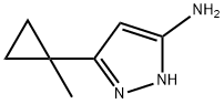 1H-Pyrazol-5-amine, 3-(1-methylcyclopropyl)- Struktur