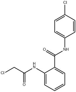 Benzamide, 2-[(2-chloroacetyl)amino]-N-(4-chlorophenyl)- Struktur