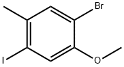 Benzene, 1-bromo-4-iodo-2-methoxy-5-methyl- Struktur