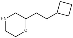 Morpholine,2-(2-cyclobutylethyl)- Struktur