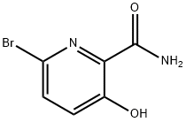 2-Pyridinecarboxamide, 6-bromo-3-hydroxy- Struktur