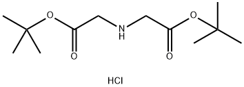 Di-tert-butyl 2,2'-azanediyldiacetate hydrochloride Struktur