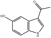 1-(5-hydroxy-1H-indol-3-yl)ethan-1-one Struktur