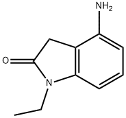 4-amino-1-ethyl-2,3-dihydro-1H-indol-2-one Struktur