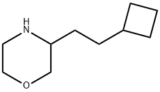 Morpholine, 3-(2-cyclobutylethyl)- Struktur