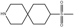 9-(methylsulfonyl)-3-Azaspiro[5.5]undecane Struktur