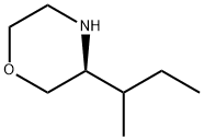 Morpholine, 3-(1-methylpropyl)-, (3S)- Struktur