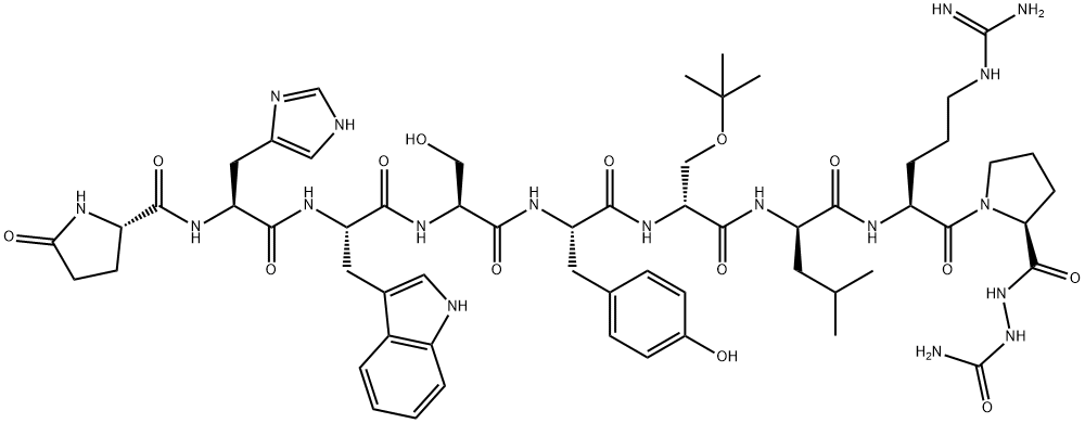 Goserelin EP Impurity L ((D-Leu7)-Goserelin) Struktur