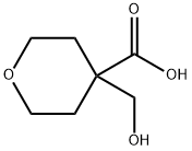 2H-Pyran-4-carboxylicacid,tetrahydro-4-(hydroxymethyl)-(9CI) Struktur