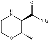 3-Morpholinecarboxamide,2-methyl-,(2S,3R)- Struktur