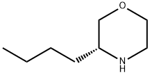 Morpholine, 3-butyl-, (3R)- Struktur