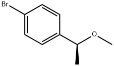 Benzene, 1-bromo-4-[(1S)-1-methoxyethyl]- Struktur