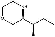 Morpholine, 3-[(1R)-1-methylpropyl]-, (3S)- Struktur