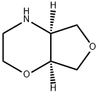 2H-Furo[3,4-b]-1,4-oxazine, hexahydro-, (4aS,7aS)- Struktur