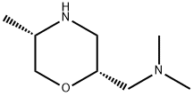 2-Morpholinemethanamine, N,N,5-trimethyl-, (2R,5S)- Struktur