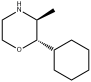 Morpholine, 2-cyclohexyl-3-methyl-, (2S,3S)- Struktur