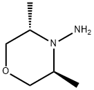 4-Morpholinamine, 3,5-dimethyl-, (3S,5S)- Struktur