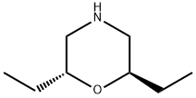 Morpholine, 2,6-diethyl-, (2R,6R)- Struktur