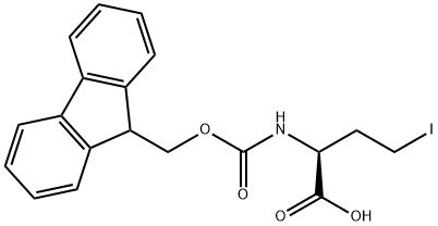 (S)-2-(Fmoc-amino)-4-iodobutanoic acid Struktur