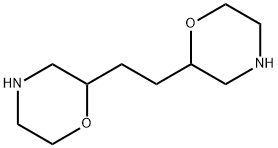 Morpholine,2,2'-(1,2-ethanediyl)bis- Struktur