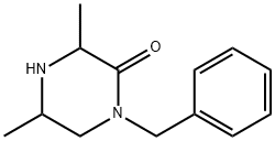 2-Piperazinone,3,5-dimethyl-1-(phenylmethyl)- Struktur