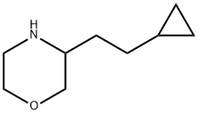 Morpholine, 3-(2-cyclopropylethyl)- Struktur