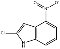 1H-Indole, 2-chloro-4-nitro- Struktur