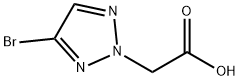 2-(4-Bromo-2H-1,2,3-triazol-2-yl)acetic acid Struktur