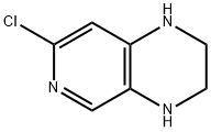 Pyrido[3,4-b]pyrazine, 7-chloro-1,2,3,4-tetrahydro- Struktur